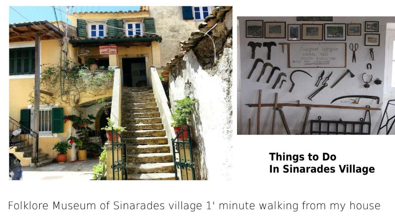 Country Traditional House In Corfu Village, Greece Sinarádes 외부 사진