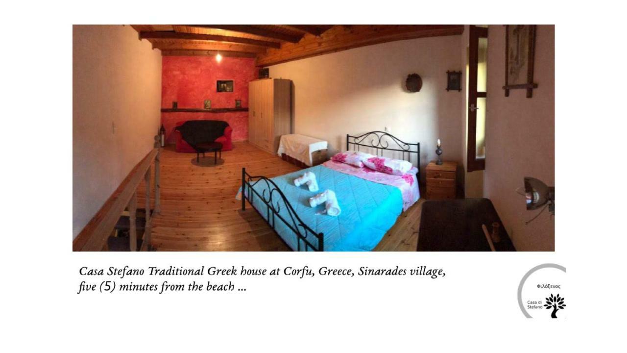 Country Traditional House In Corfu Village, Greece Sinarádes 외부 사진